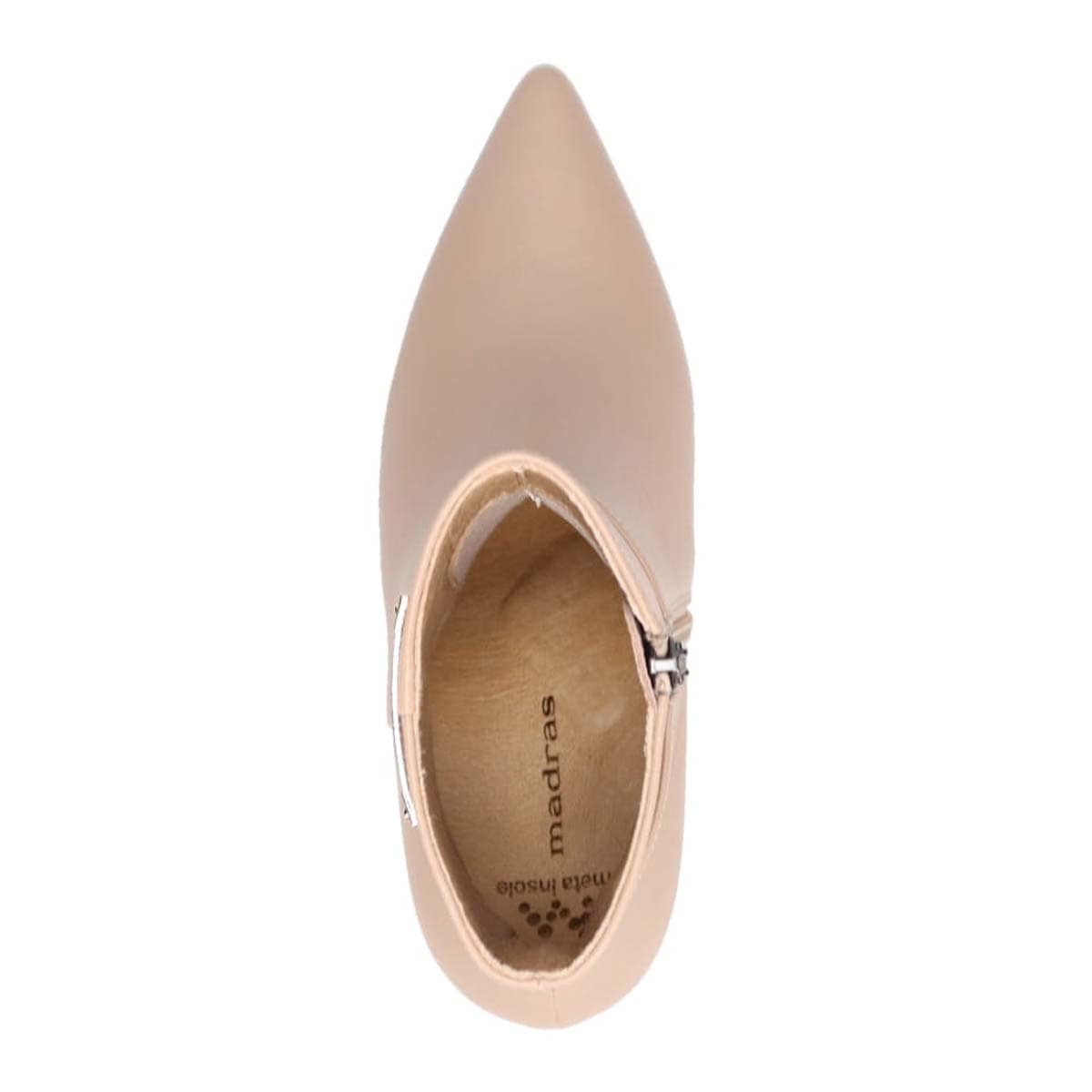 マドラス madras 特許 metaインソール搭載 圧倒的な安定感の品格漂う 美脚ブーツ　MAL9113MT BEIGE 23.0