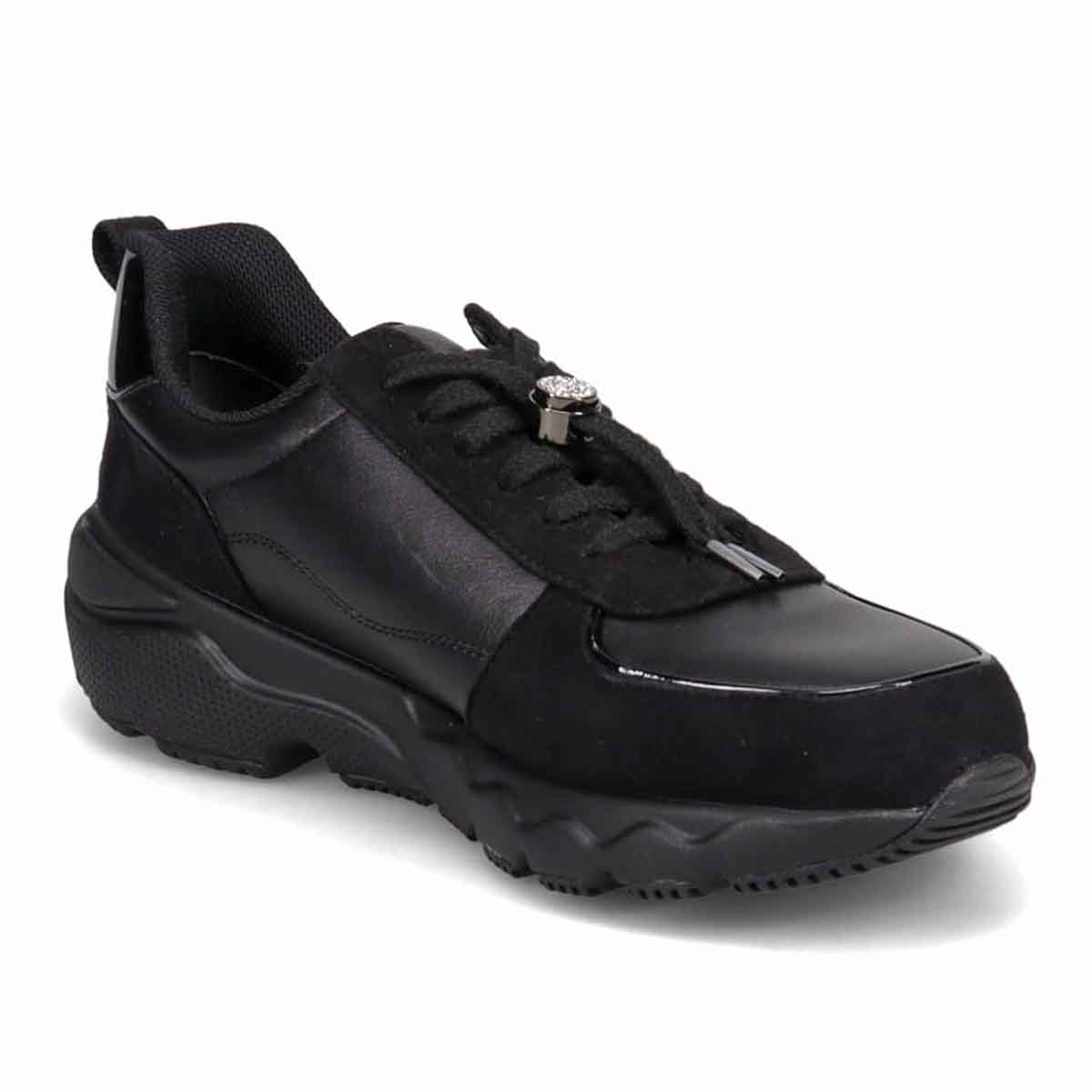 マドラス madras 特許 Recovery meta insole搭載  ゴールドがアクセントのエレガンでスタイリッシュなレザースニーカー　MAL9136AMT BLACK/BLACK 6（23.0cm～23.5cm相当）