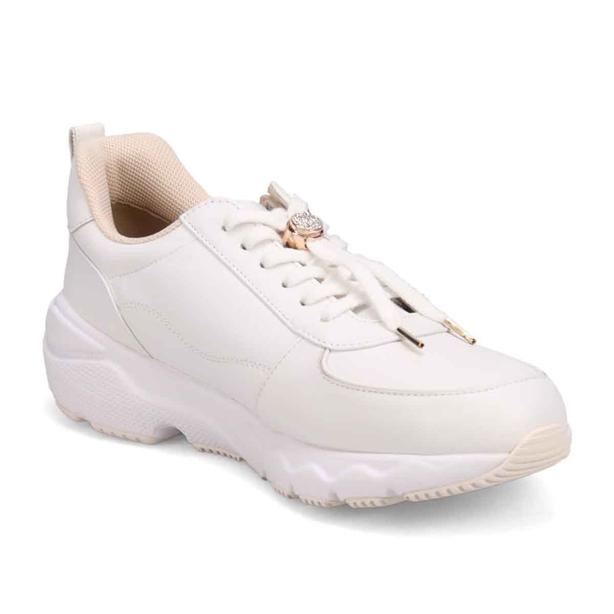 マドラス madras 特許 Recovery meta insole搭載  ゴールドがアクセントのエレガンでスタイリッシュなレザースニーカー　MAL9136AMT WHITE 6（23.0cm～23.5cm相当）