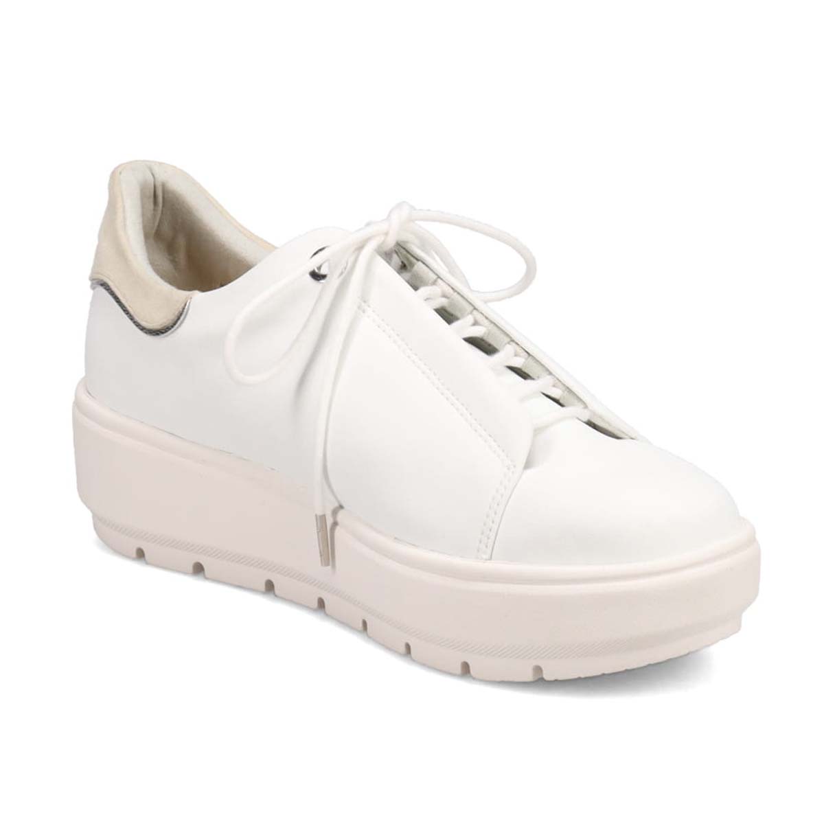 ≪ECサイト限定予約販売≫マドラス madras metaソール搭載  スッキリシンプル厚底スニーカー　MAL9144MT WHITE 23.0