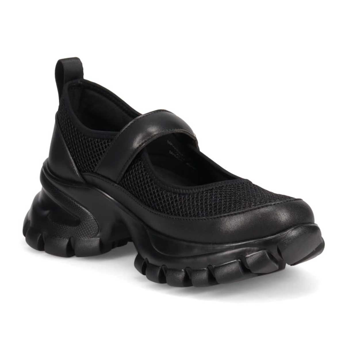 マドラス madras 特許 metaインソール搭載　進化系厚底メリージェーンスニーカー　MAL9157MT BLACK 36（23.0ｃｍ相当）