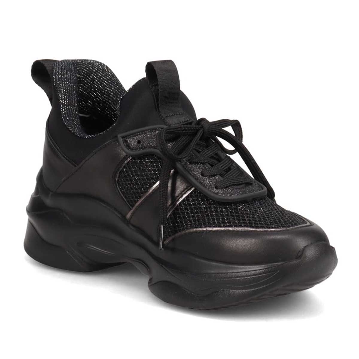 マドラス madras 特許 metaインソール搭載　スタイルアップ厚底スニーカー　MAL9159MT BLACK 23