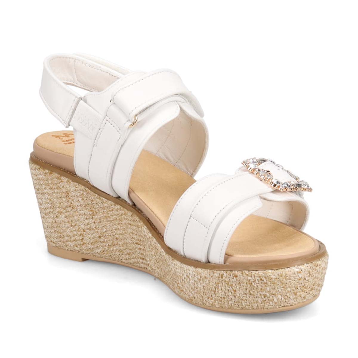 マドラス madras リカバリーmetaインソール搭載　スタイルアップ厚底サンダル　MAL9160MT WHITE M(23.5cm相当)