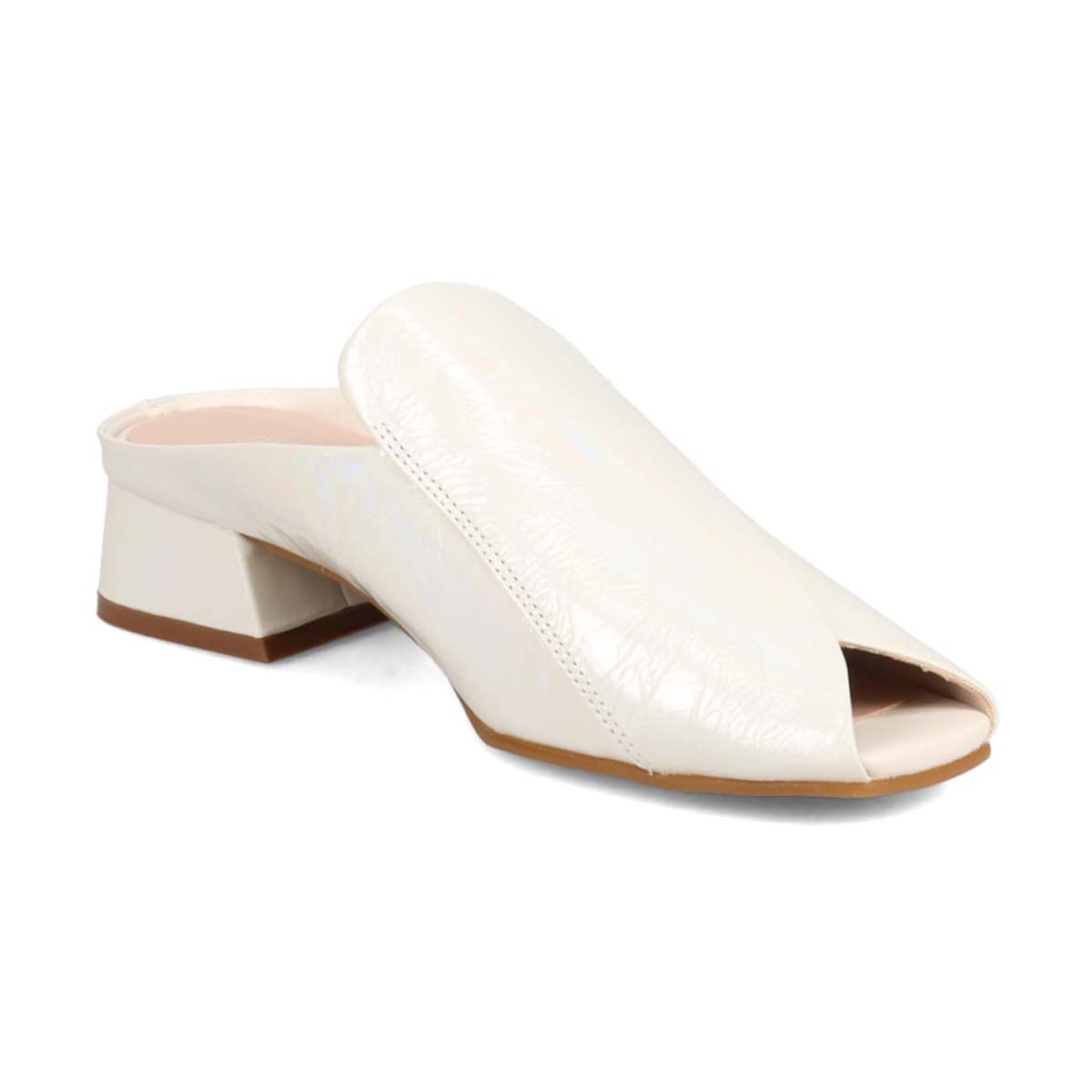 ミッシーデミッシー missy des missy シワ加工　甲深ミュールサンダル　MMD2701 OFF-WHITE 23.0