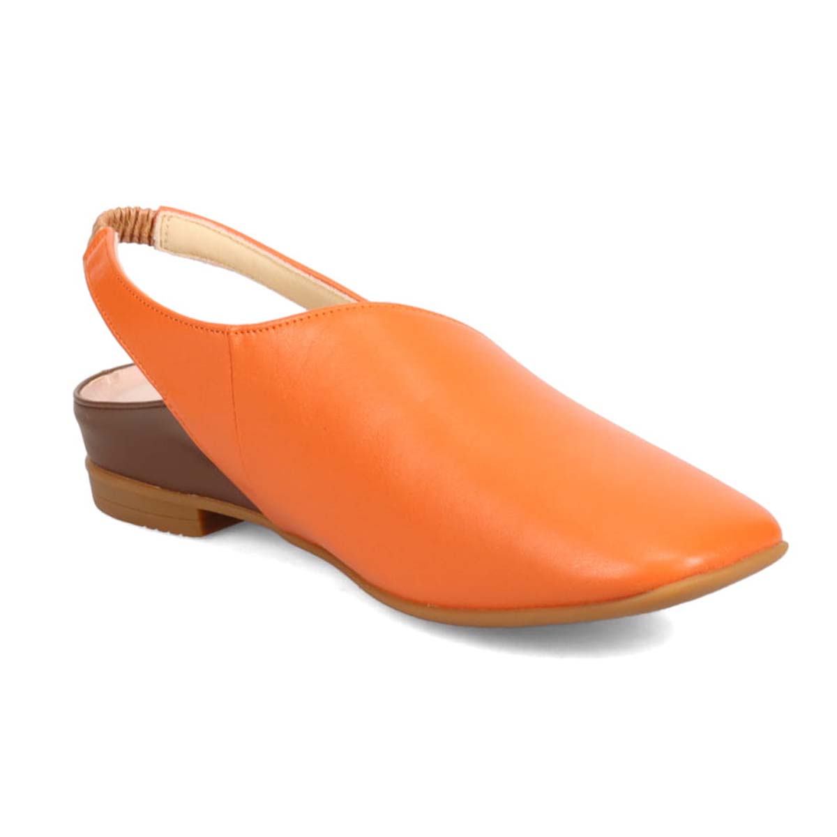 ミッシー デ ミッシー missy des missy 斜めカットデザインパンプス　MMD3634 ORANGE/ORANGE 23.0