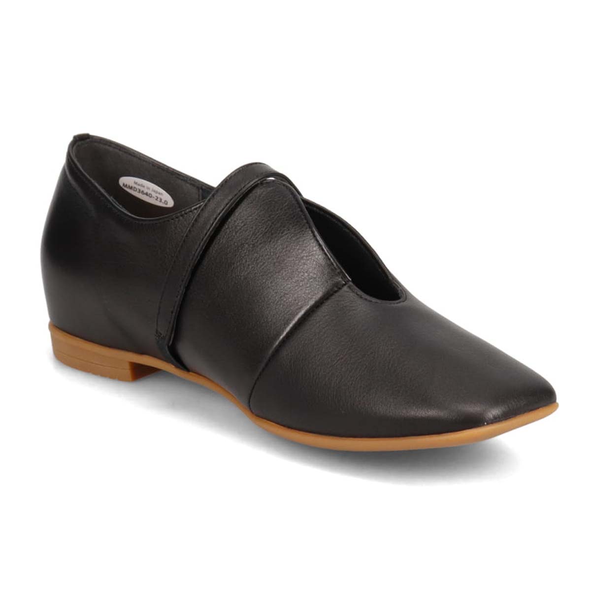 ミッシーデミッシー missy des missy 甲ベルト フラットシューズ　MMD3640 BLACK 23.0