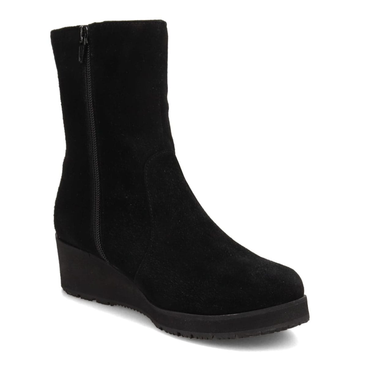 【防滑ソールタイプ】ミッシー デ ミッシー missy des missy 軽量カジュアルショートブーツ　MMD4634H BLACK-SILKY 23.0