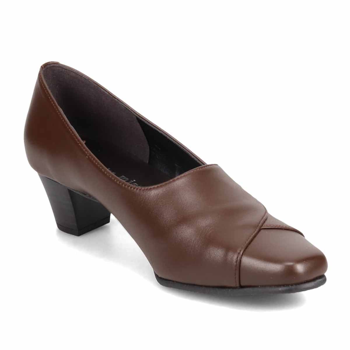 ミッシー デ ミッシー missy des missy 甲深4.5cmヒールパンプス　MMD5151 D-BROWN 23.0