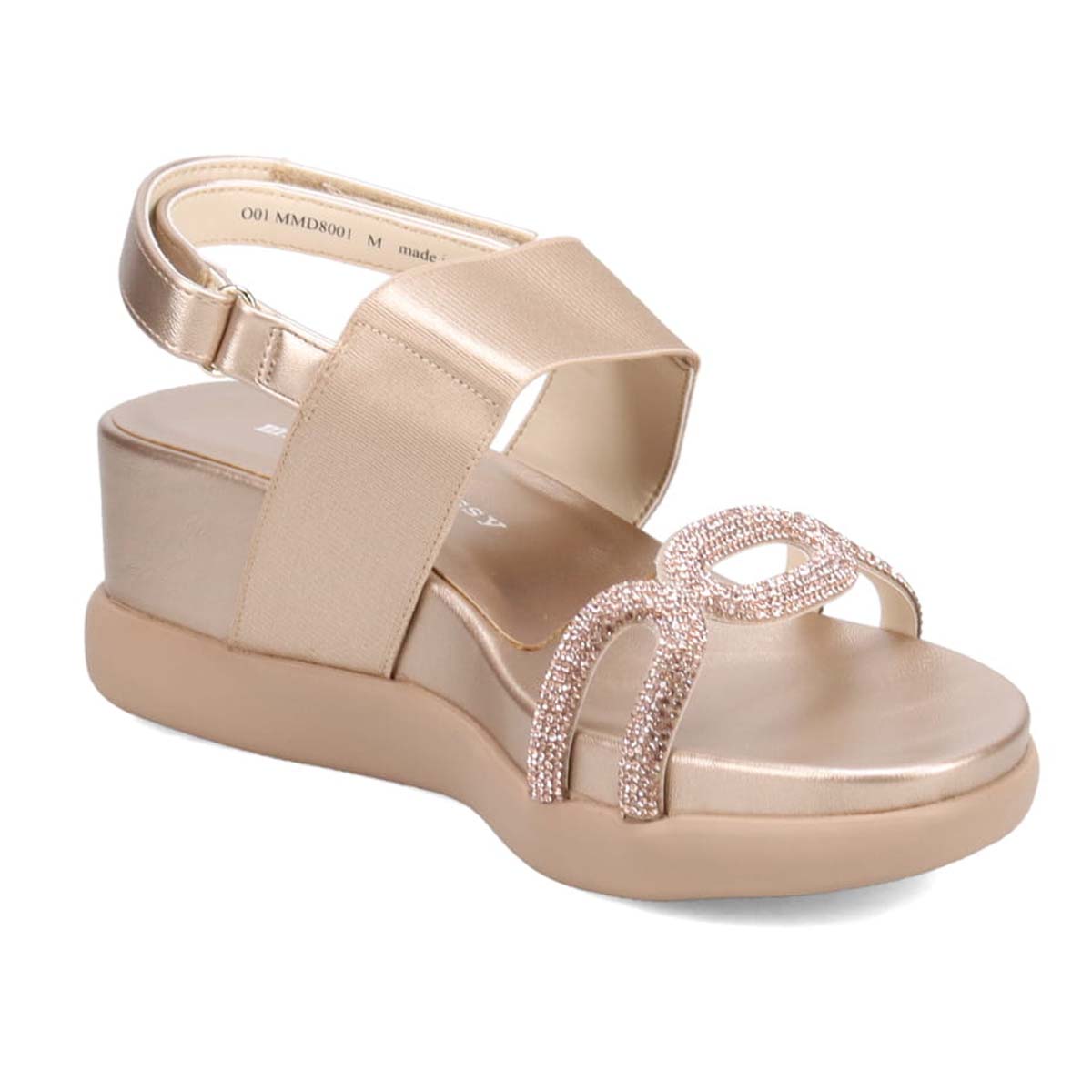 ミッシーデミッシー missy des missy ウェッジヒールサンダル　MMD8001 BEIGE M　(23.0～23.5)
