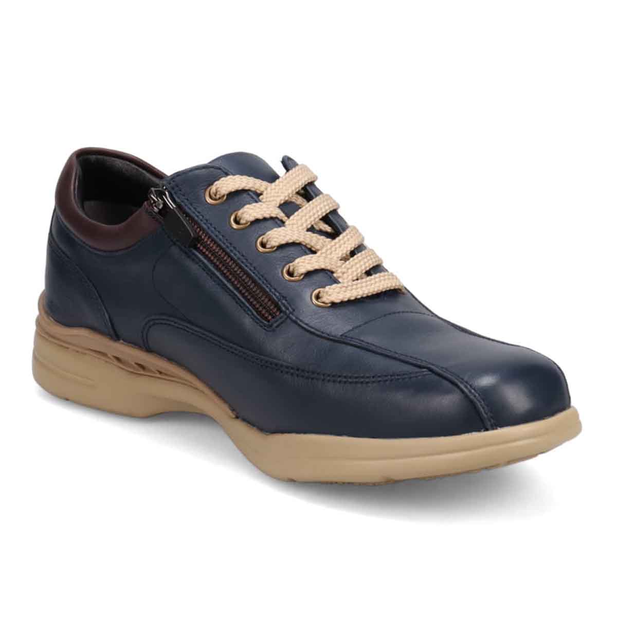 【GORE-TEX】マドラスウォーク madras Walk 「Recovery Shiatsu Insole」搭載で指圧効果により血行をよくする。　全天候快適 ゴアテックス　レースアップタウンカジュアルシューズ　MW7400R NAVY 25.0