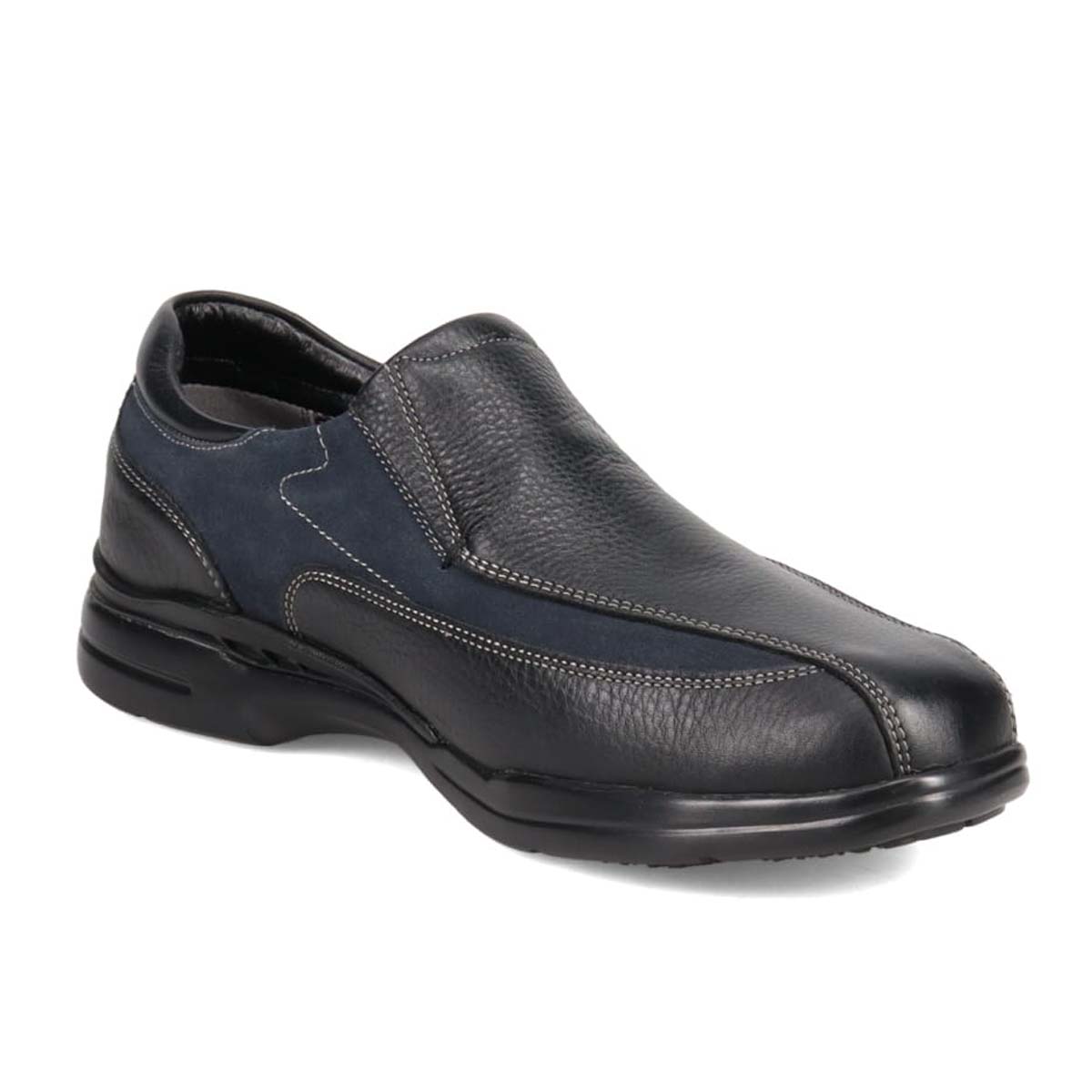 【GORE-TEX】マドラスウォーク madrasWalk　全天候快適　スリッポンタウンカジュアルシューズ　MW7401 BLACK/NAVY 25.0