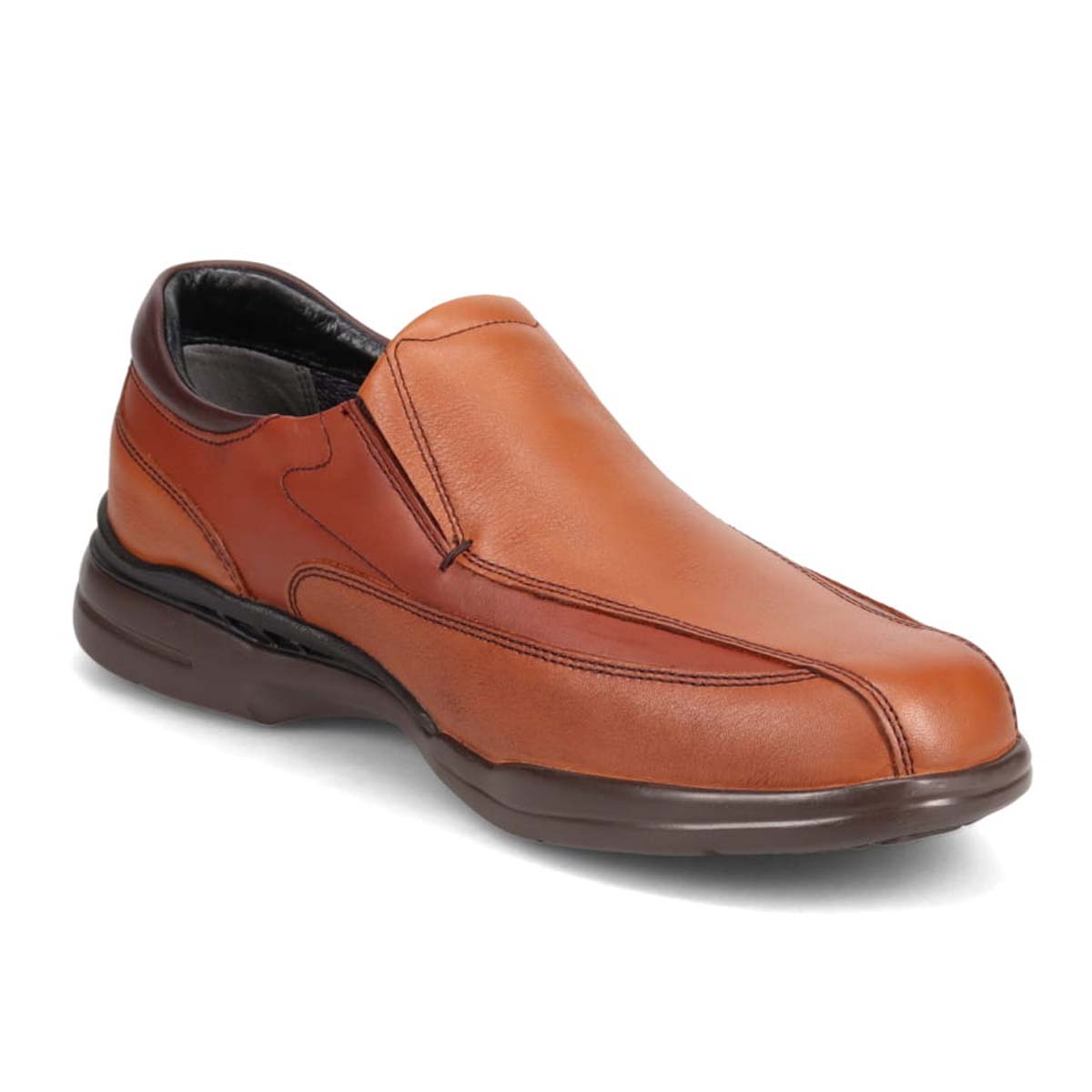 【GORE-TEX】マドラスウォーク madrasWalk　全天候快適　スリッポンタウンカジュアルシューズ　MW7401 L-BROWN/BROWN 25.0