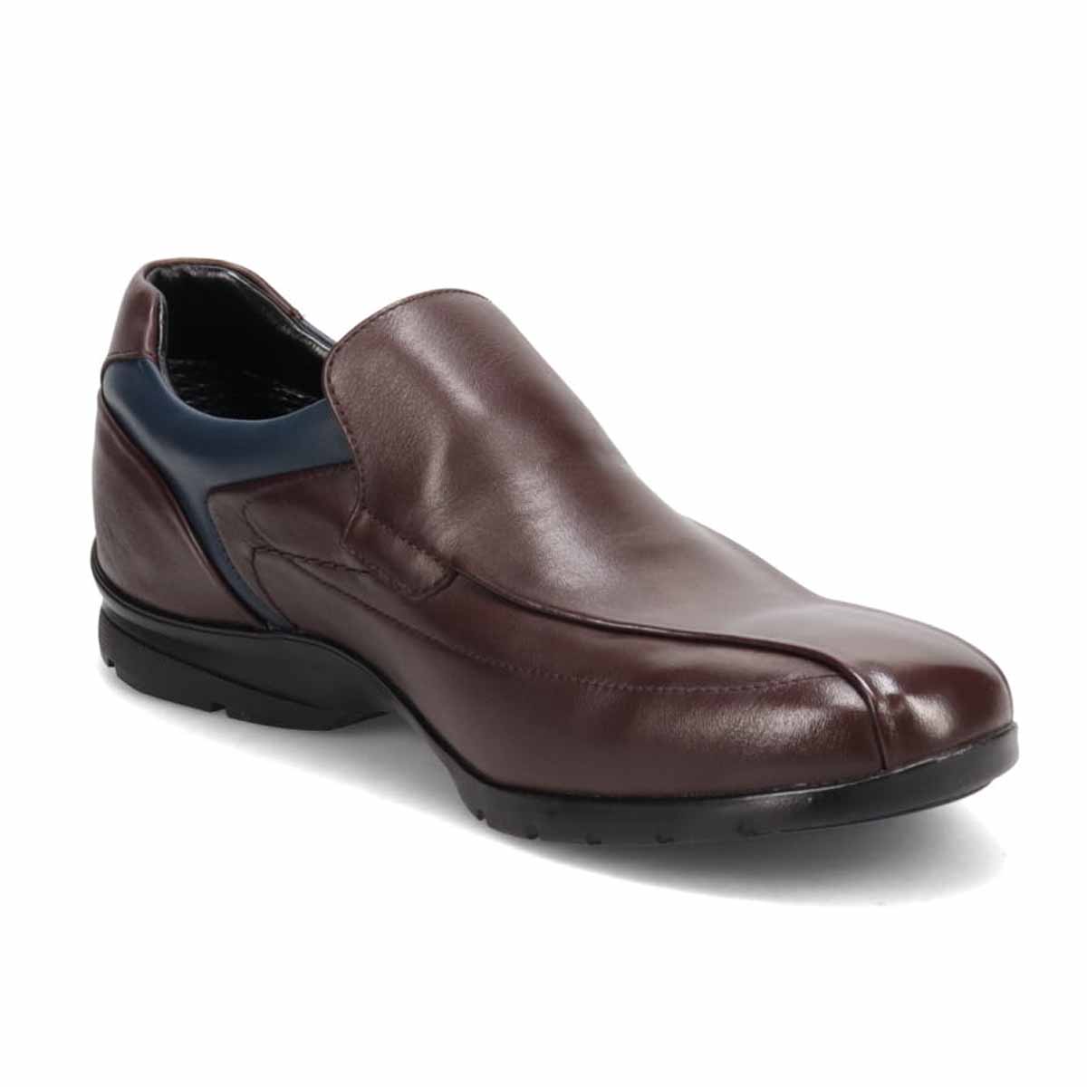 【GORE-TEX】マドラスウォーク madras Walk 「Recovery Shiatsu Insole」搭載で指圧効果により血行をよくする。　全天候快適な ゴアテックススリッポン・カジュアルシューズ　MW7702AR	 D-BROWN/NAVY 25.0