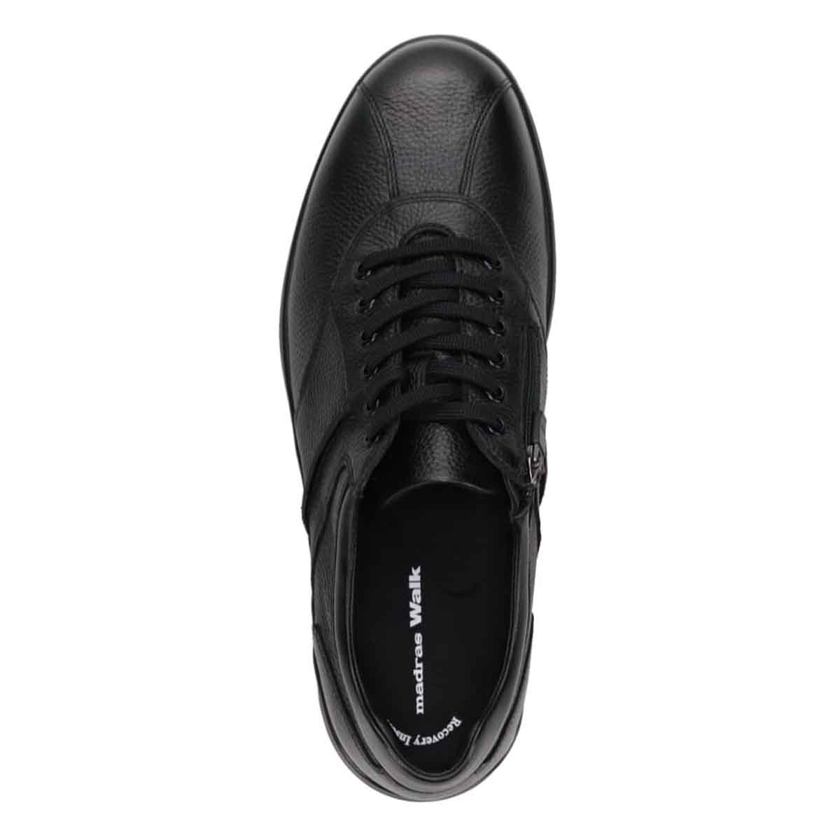 【GORE-TEX】マドラスウォーク madras Walk 「Recovery Shiatsu Insole」搭載で指圧効果により血行をよくする。 ゴアテックス カジュアルシューズ MW8010R BLACK 25.0