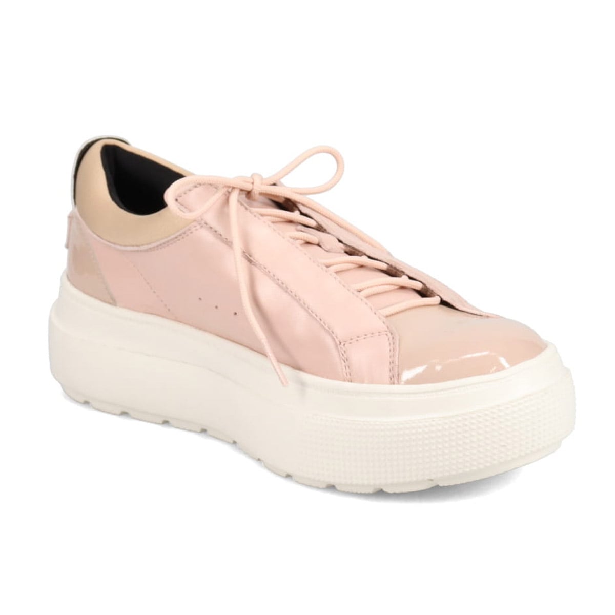 【GORE-TEX】マドラスウォーク madras Walk　厚底レザーレースアップスニーカー  MWL1025 L-PINK 23.0