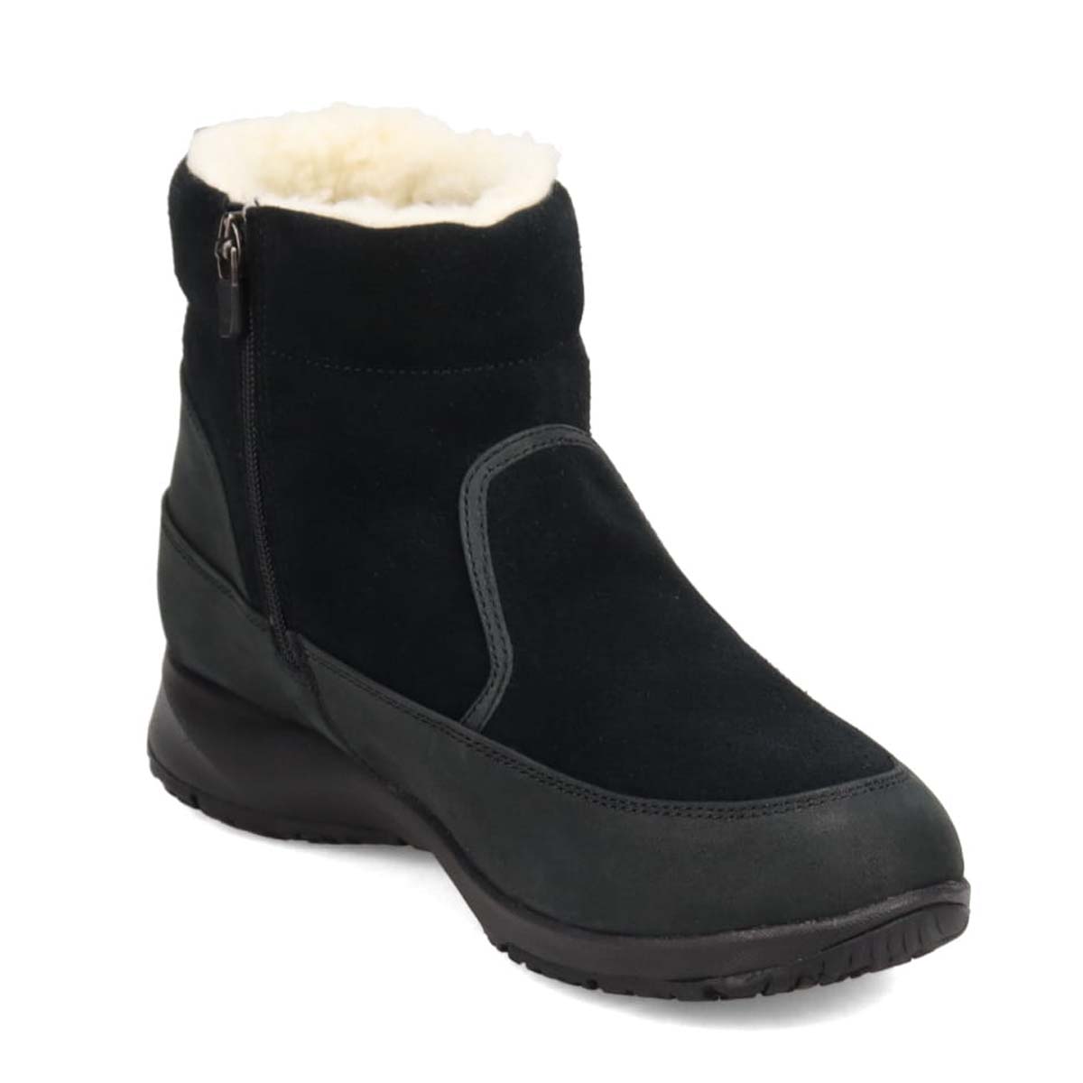 【GORE-TEX】マドラスウォーク madras Walk  ムートン調カジュアルブーツ  MWL1028 BLACK 23.0