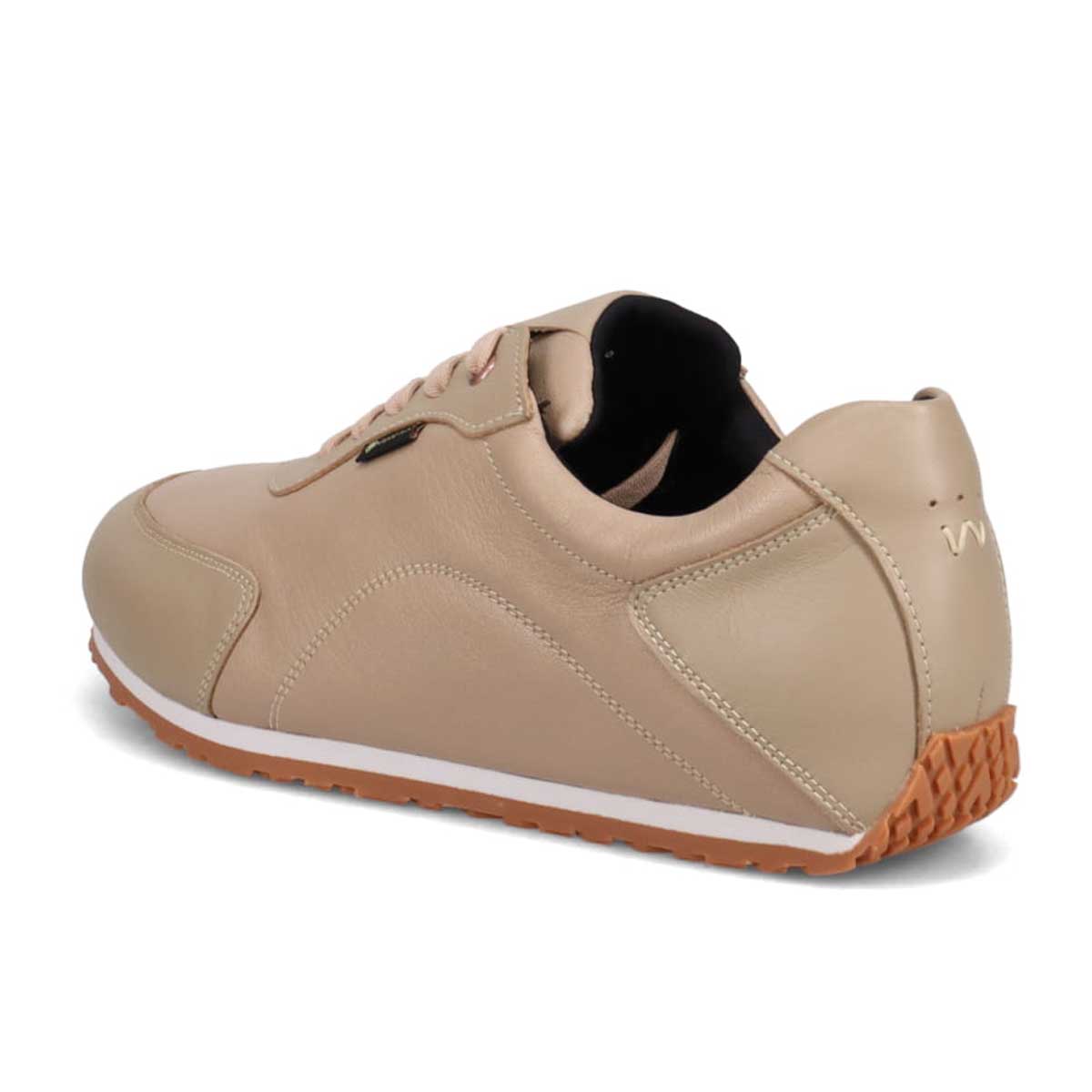 【GORE-TEX】 マドラスウォーク madras Walk 「リカバリーインソール」搭載で指圧効果により血行を115％促進。Recoveryシープレザーローテクスニーカー   MWL1041R BEIGE 23.0