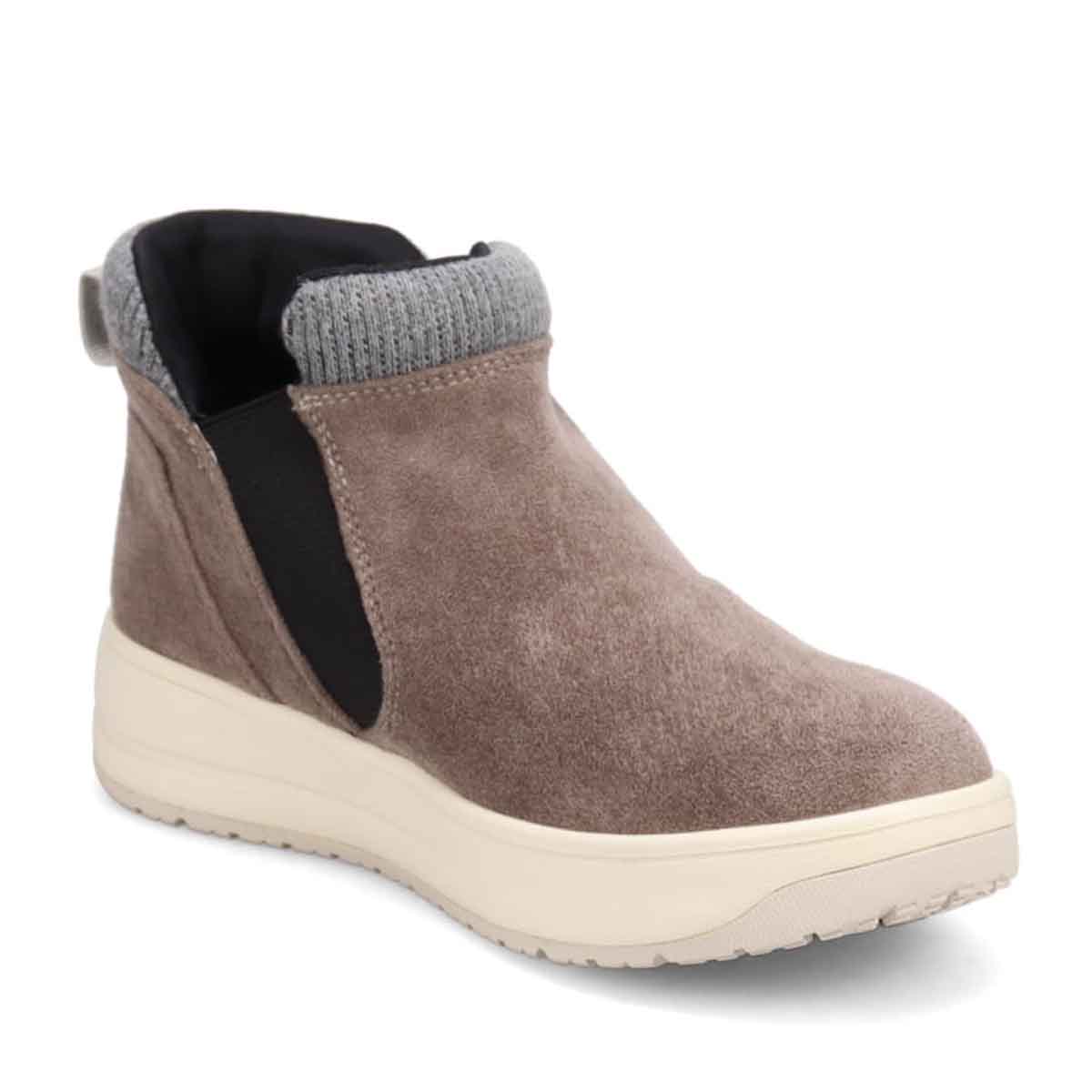 【GORE-TEX】マドラスウォーク madras Walk 「Recovery Shiatsu Insole」搭載　指圧効果により血行をよくする。防滑　外ジッパーリブ付きカジュアルブーツ MWL1046R GRAY-SILKY 23.0