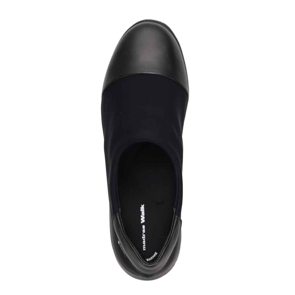 【GORE-TEX】マドラスウォーク madras Walk 「Recovery Shiatsu Insole」搭載で指圧効果により血行をよくする。　防水・透湿機能を兼ね備えたゴアテックス・ストレッチシューズ　MWL1201R BLACK 23.0