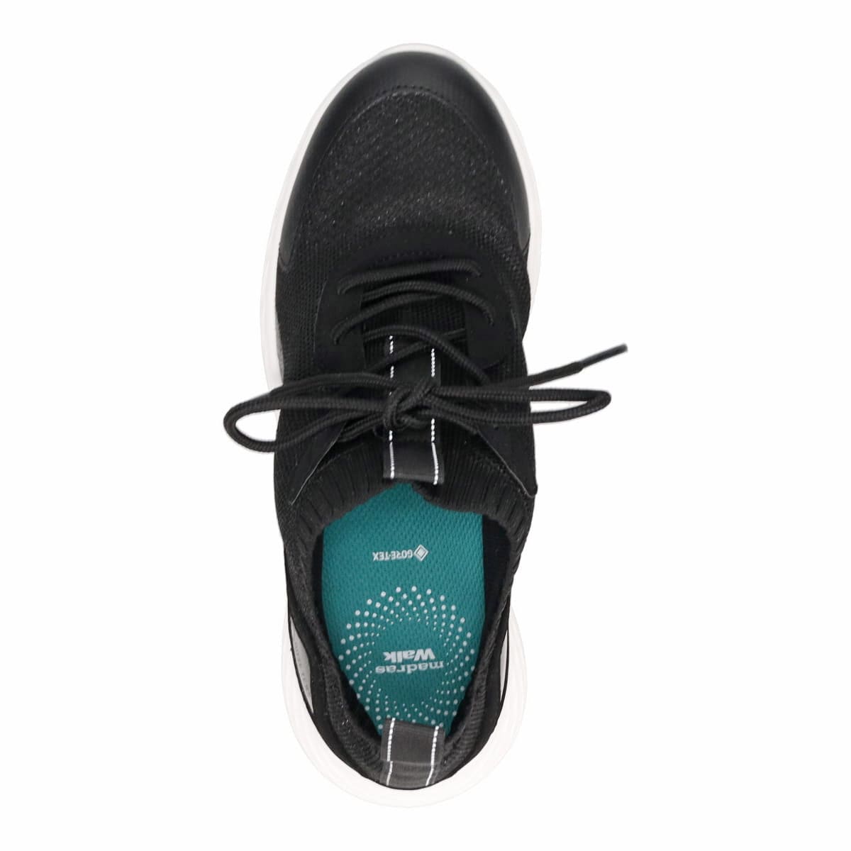 【GORE-TEX】マドラスウォーク madras Walk　GORE－TEX機能搭載 フライニットスニーカー  MWL3000 BLACK 23.0