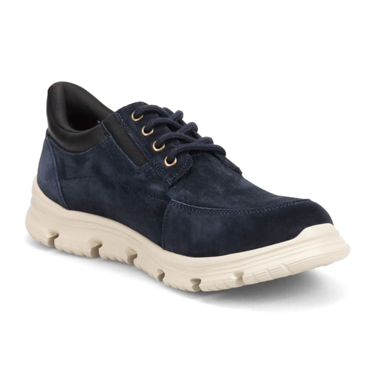 プロ コンフォート PRO-COMFORT クイックフィットレースアップカジュアルシューズ   PC6012 NAVY-SILK 25.0