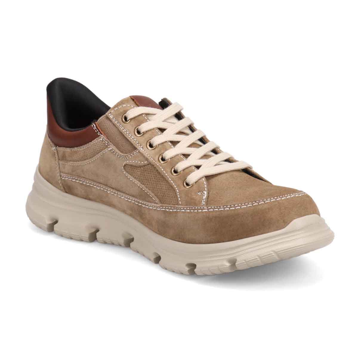 プロ コンフォート PRO-COMFORT メンズ レースアップカジュアルシューズ　PC6014 BEIGE-SILKY 25