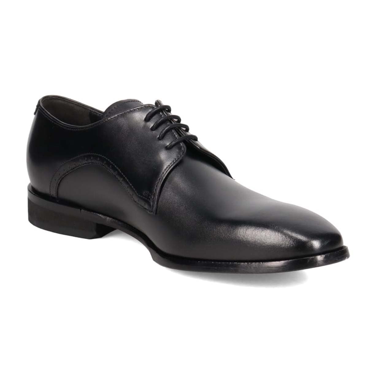 ペリーコレクション PERRY COLLECTION 外羽根プレーントゥビジネスシューズ  PR6502 BLACK 25.0
