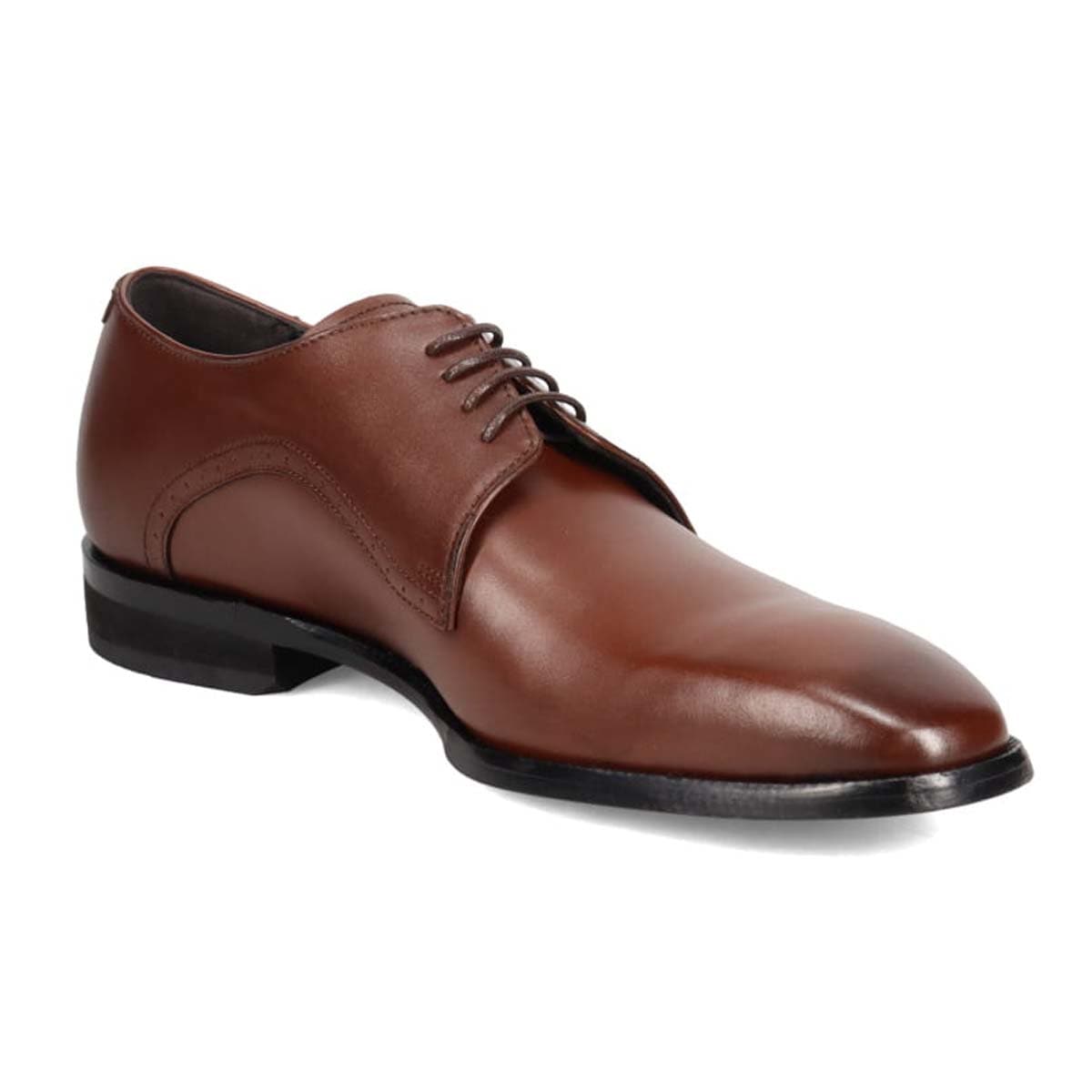 ペリーコレクション PERRY COLLECTION 外羽根プレーントゥビジネスシューズ  PR6502 BROWN 25.0