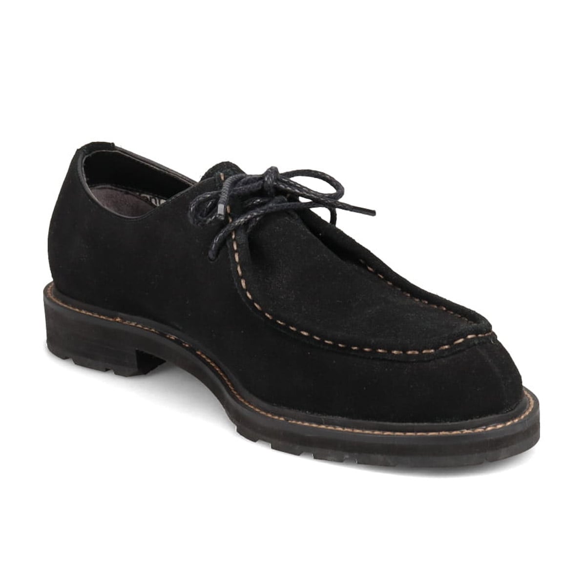 【eVent】Ｕチップモカ・カジュアルシューズ　SPDM3125 BLACK-VELOURS 25.0