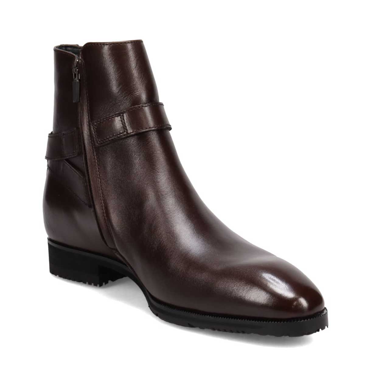 【GORE-TEX】マドラス madras metaインソール搭載シューズ　ベルト付きドレスブーツ　SPM746GT D-BROWN 25.0