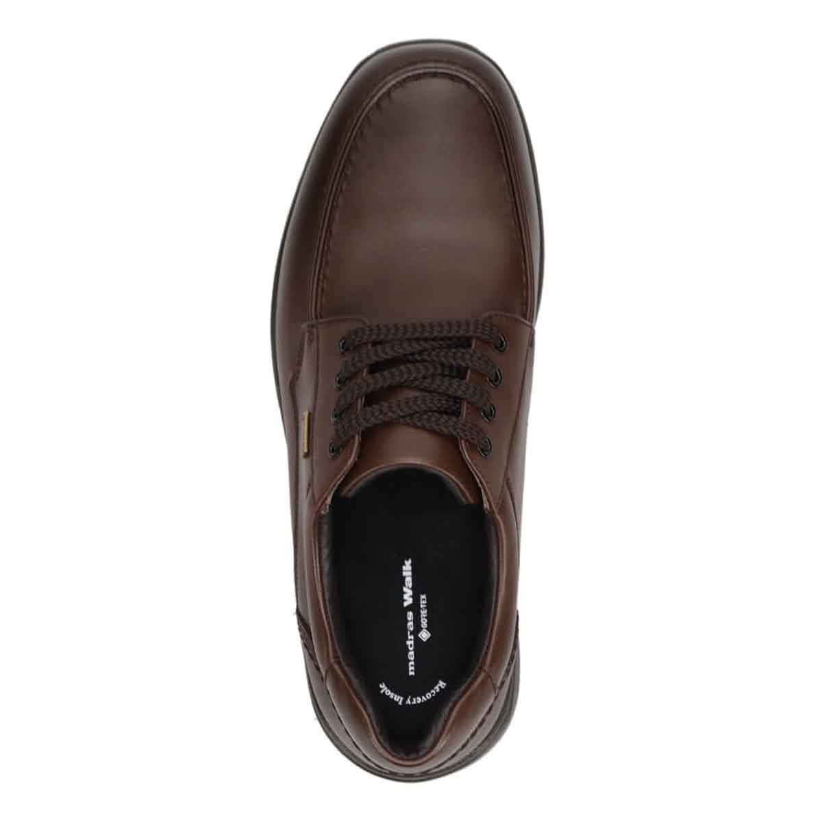 【GORE-TEX】マドラスウォーク madras Walk 「リカバリー指圧インソール」搭載で指圧効果により血行を115％促進。カジュアルシューズ SPMW5480R BROWN 25.0