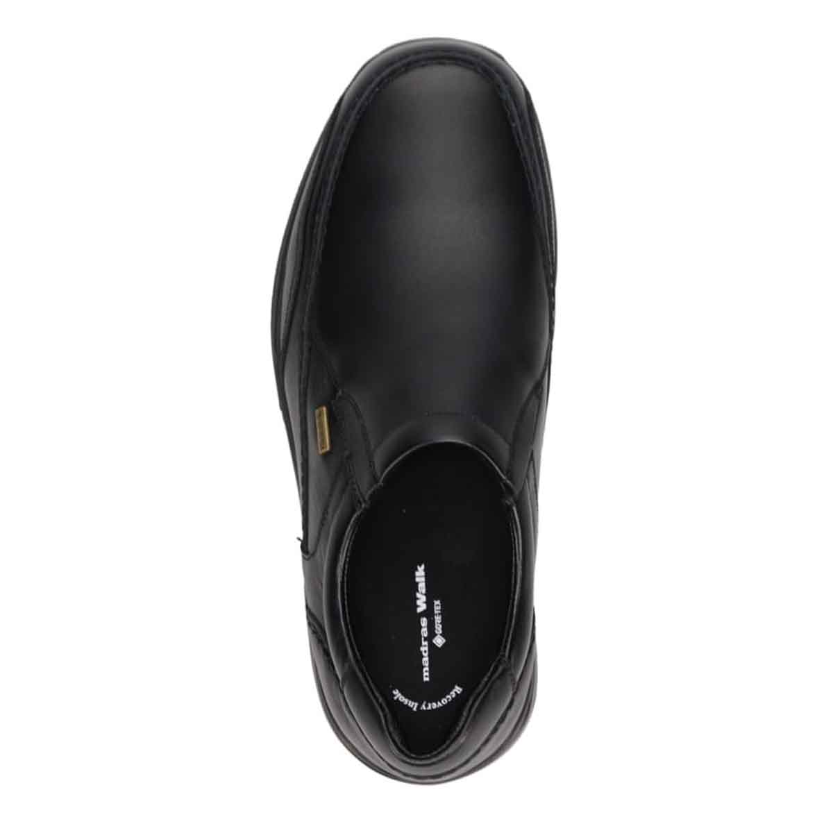 【GORE-TEX】マドラスウォーク madras Walk 「リカバリー指圧インソール」搭載で指圧効果により血行を115％促進。カジュアルシューズ SPMW5482R BLACK 25.0