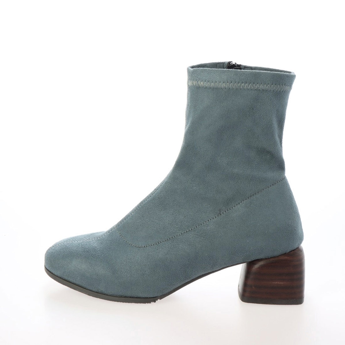 21正規激安 送料無料 レディース ブーツ 人気 流行 Tehen Tn1755 Madras テーン ストレッチショートブーツ 撥水 チャンキーヒール ファスナー付き ブ 驚きの安さ Www Songtainews Net