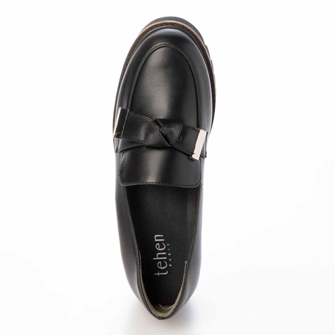 テーン tehen 高みえきれいめローファー　TN1792 BLACK 23.0