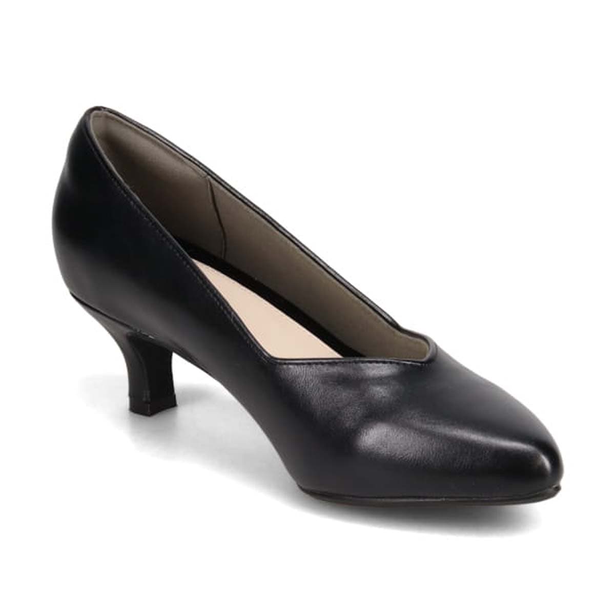 テーン tehen どんなシーンにも活躍できる 万能デザイン ベーシックパンプス TN5501 Black2 23.0