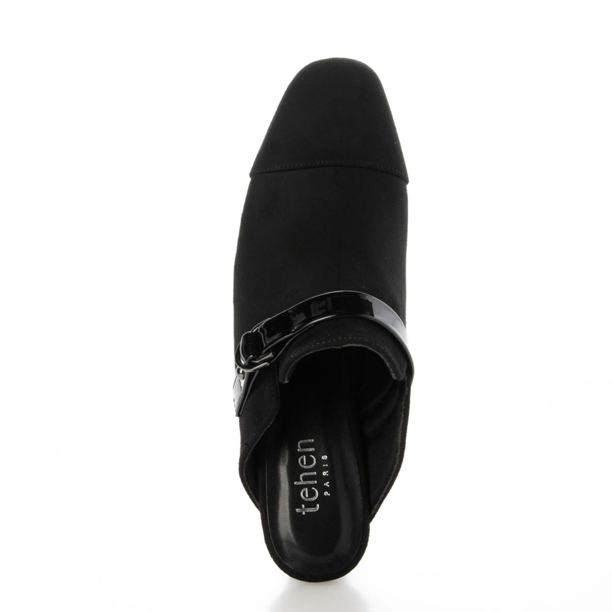 テーン tehen 不動の人気デザイン　ミュールパンプス　TN5510 BLACK-SILKY 23.0