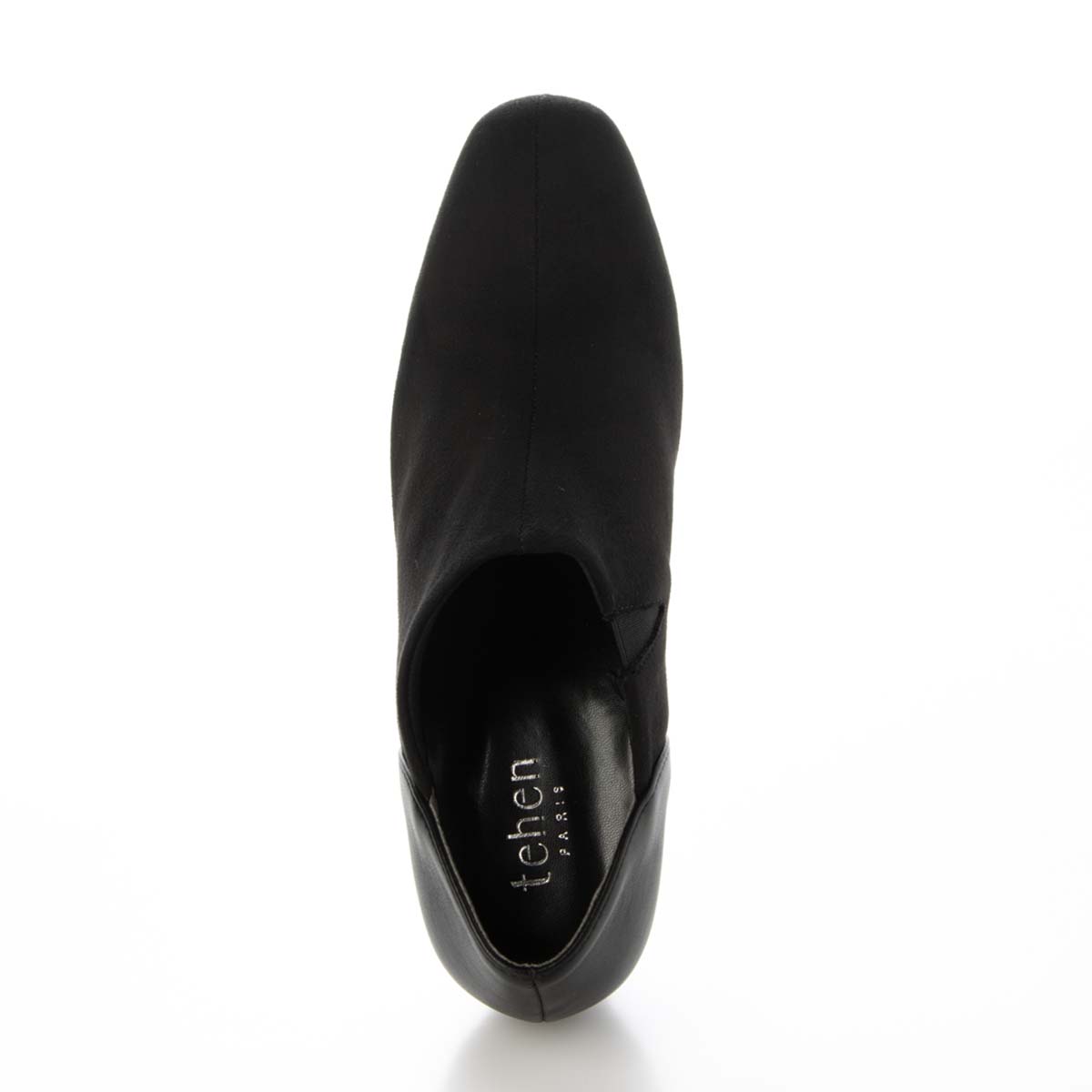 テーン tehen  すっきりキレイめ ブーティ　TN5512 BLACK-SILKY 23.0