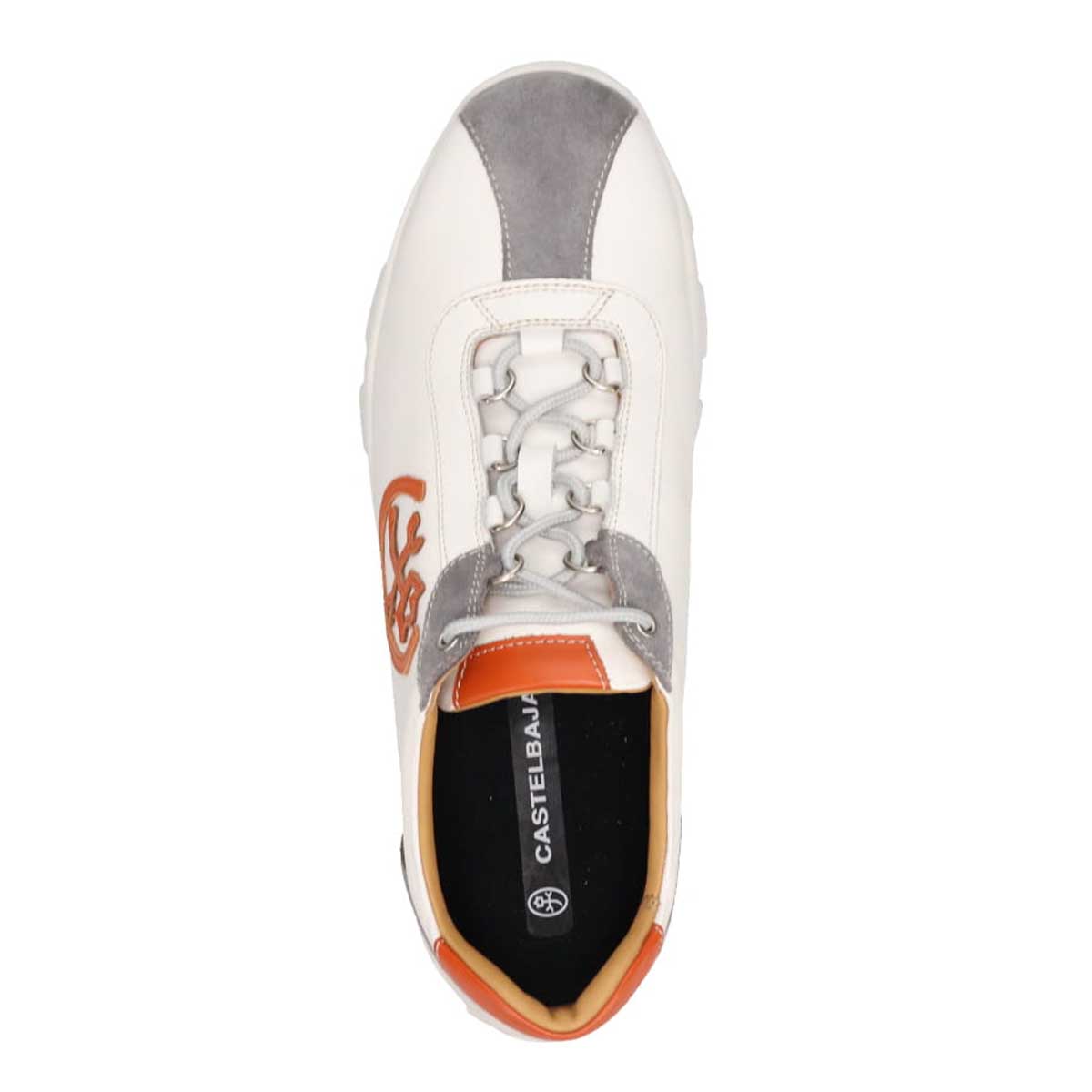 カステルバジャック CASTELBAJAC レザースニーカー 012324 WHITE 25.0