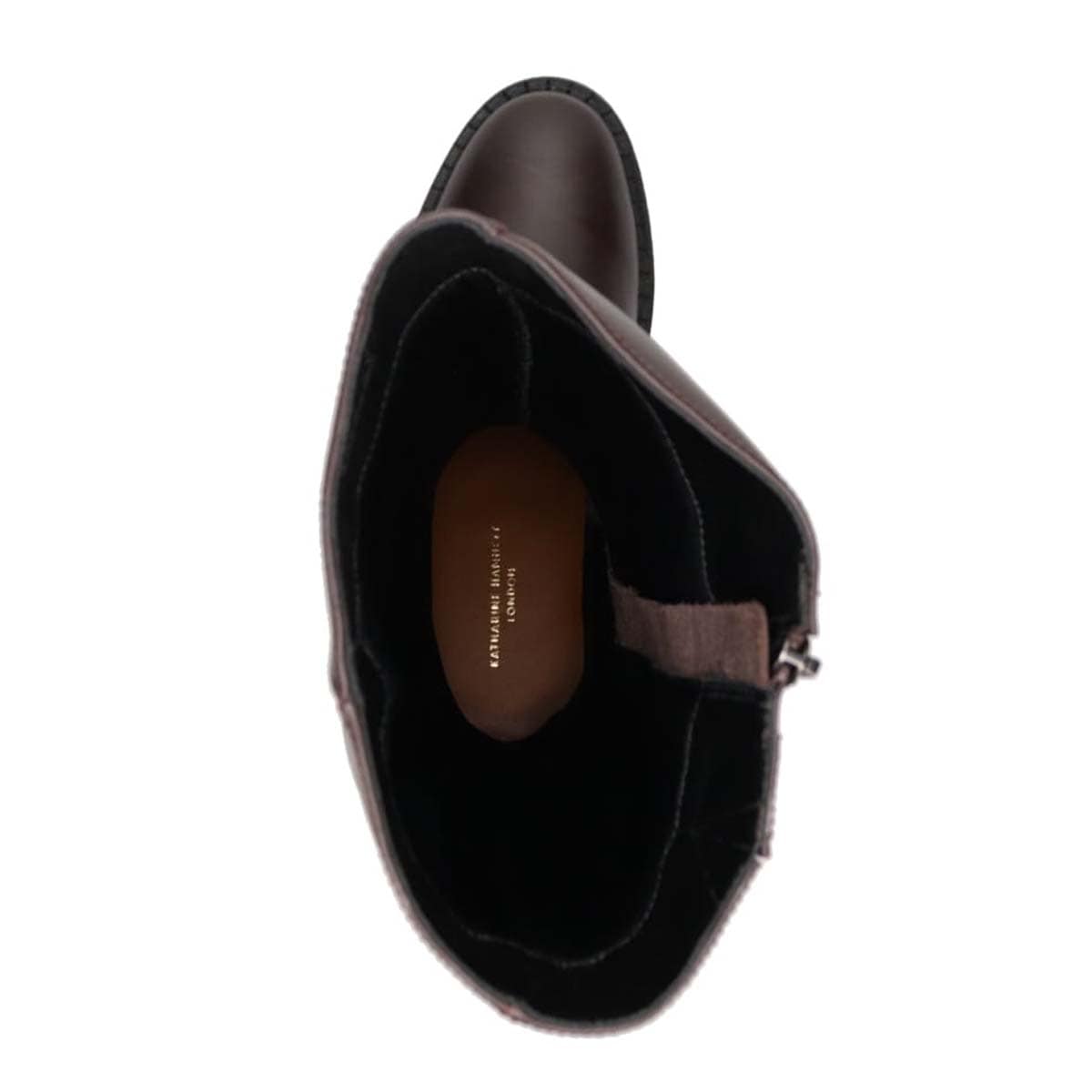 KATHARINE HAMNETT LONDON　ロングブーツ 048108 D-BROWN 23.0