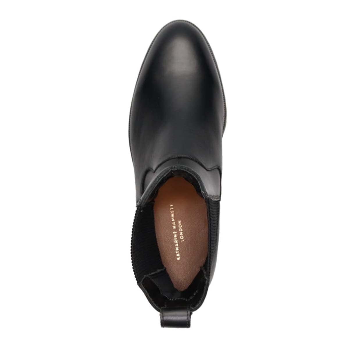 KATHARINE HAMNETT LONDON　サイドゴアブーツ 048109 BLACK 23.0