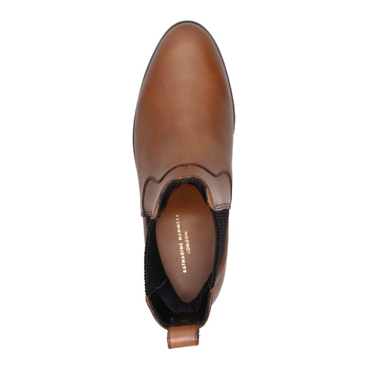 KATHARINE HAMNETT LONDON　サイドゴアブーツ 048109 BROWN 23.0