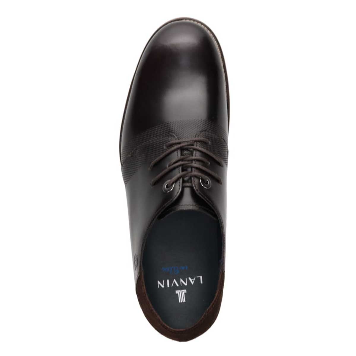 ランバンオンブルー LANVIN en Bleu レースアップ カジュアルシューズ  086514 D-BROWN 25.0