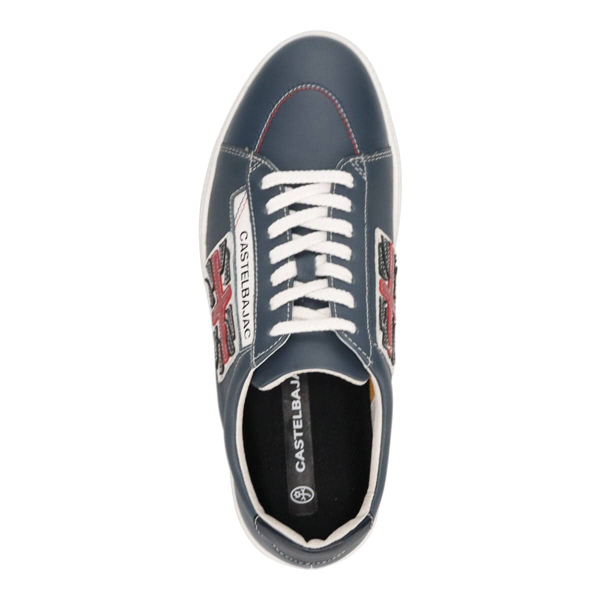 CASTELBAJAC　オパンケ製法　レザースニーカー　12269 NAVY 25.0