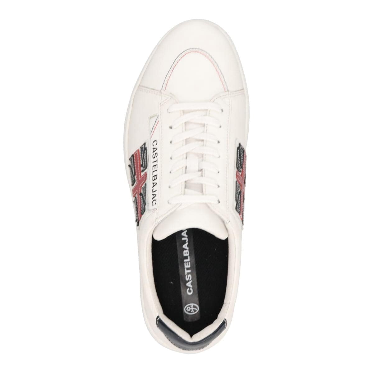 CASTELBAJAC　オパンケ製法　レザースニーカー　12269 WHITE 25.0
