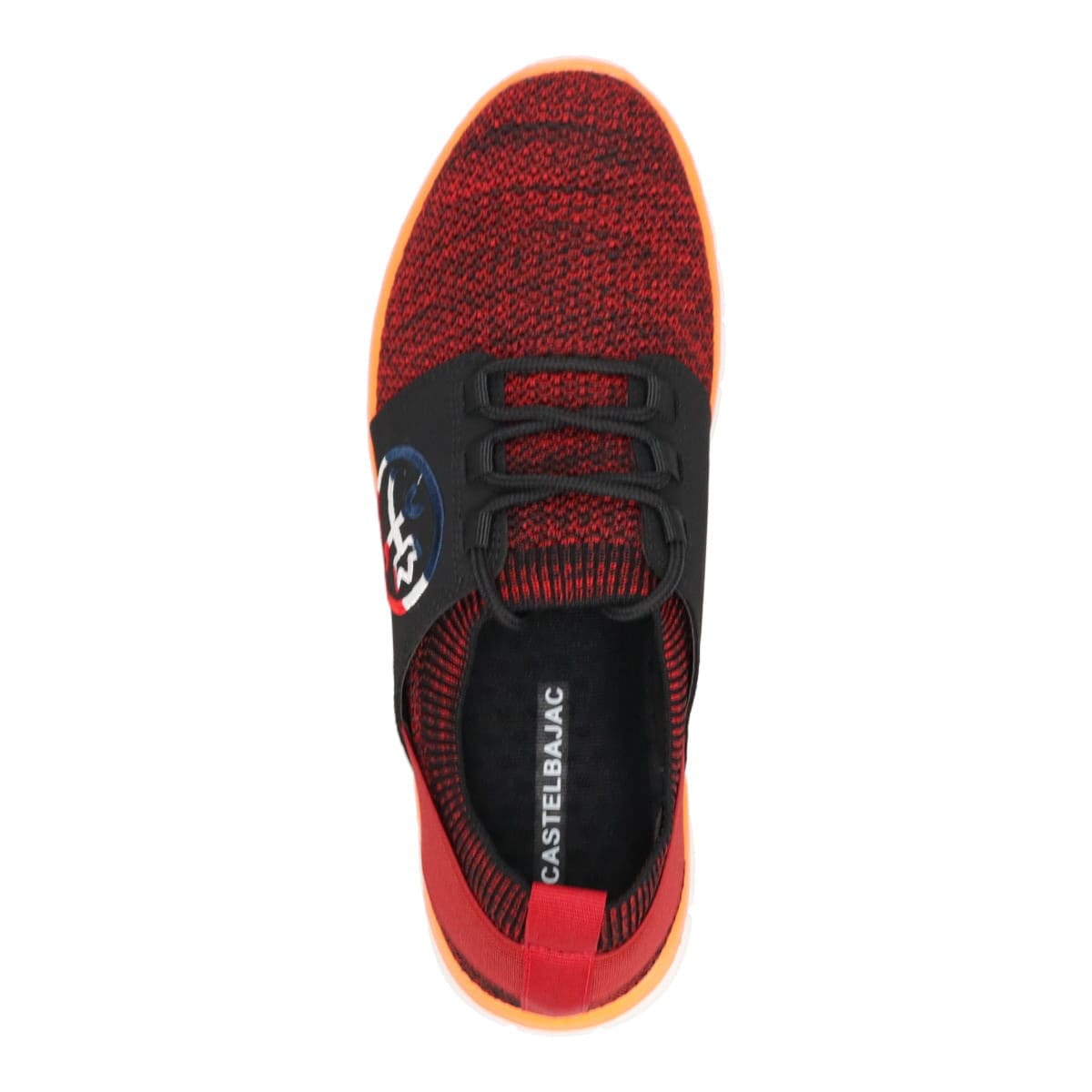 CASTELBAJAC　軽量ニットアフタースポーツスニーカー　12272 RED 25.0