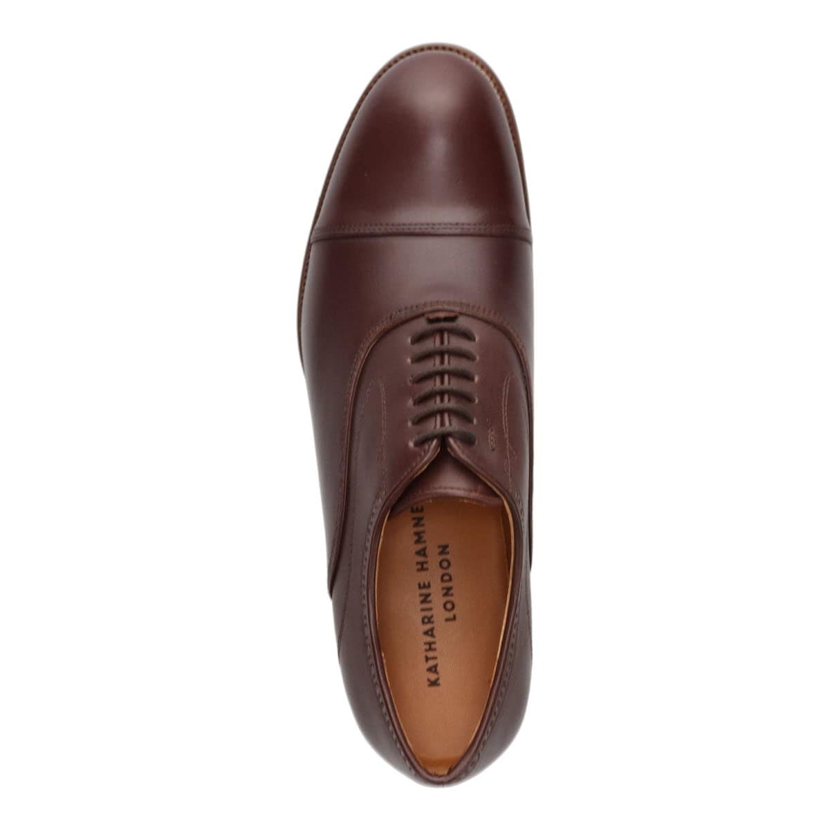 キャサリンハムネットロンドン KATHARINE HAMNETT LONDON　ストレートチップ ドレスカジュアルシューズ　31698 D-BROWN 25.0