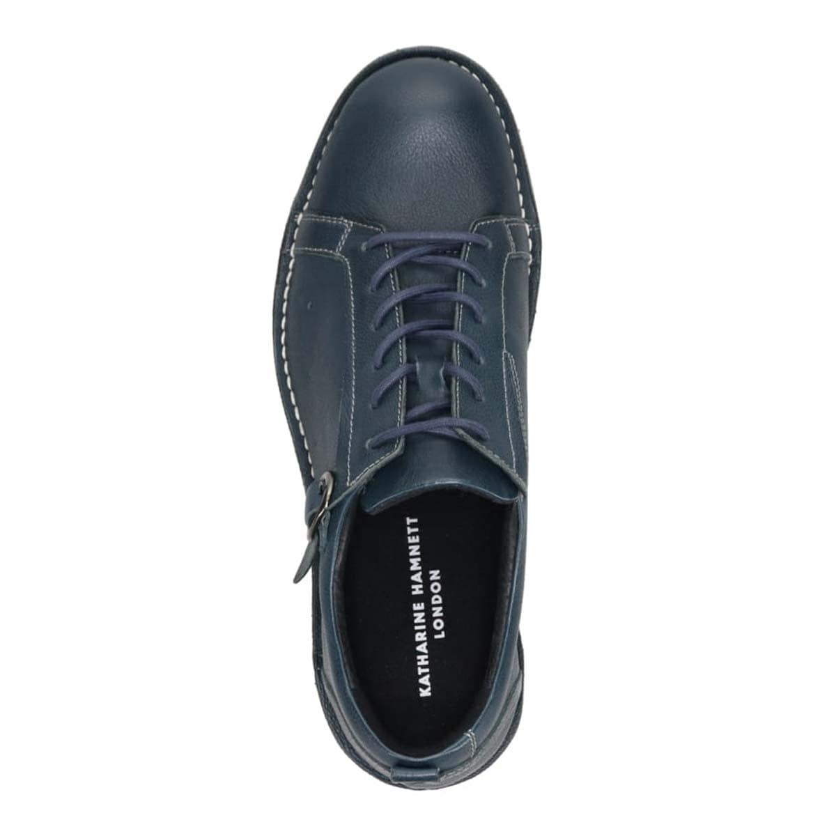 キャサリンハムネットロンドン KATHARINE HAMNETT LONDON　サイドバックルスニーカー  31761 NAVY 25.0