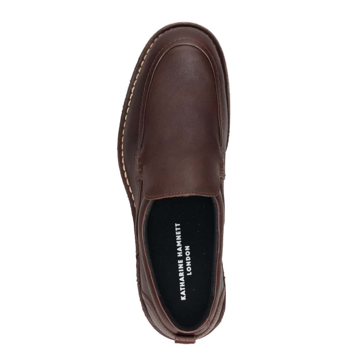 キャサリンハムネットロンドン KATHARINE HAMNETT LONDON　ユーチップスリッポン ドレスカジュアルシューズ　31764 D-BROWN 25.0