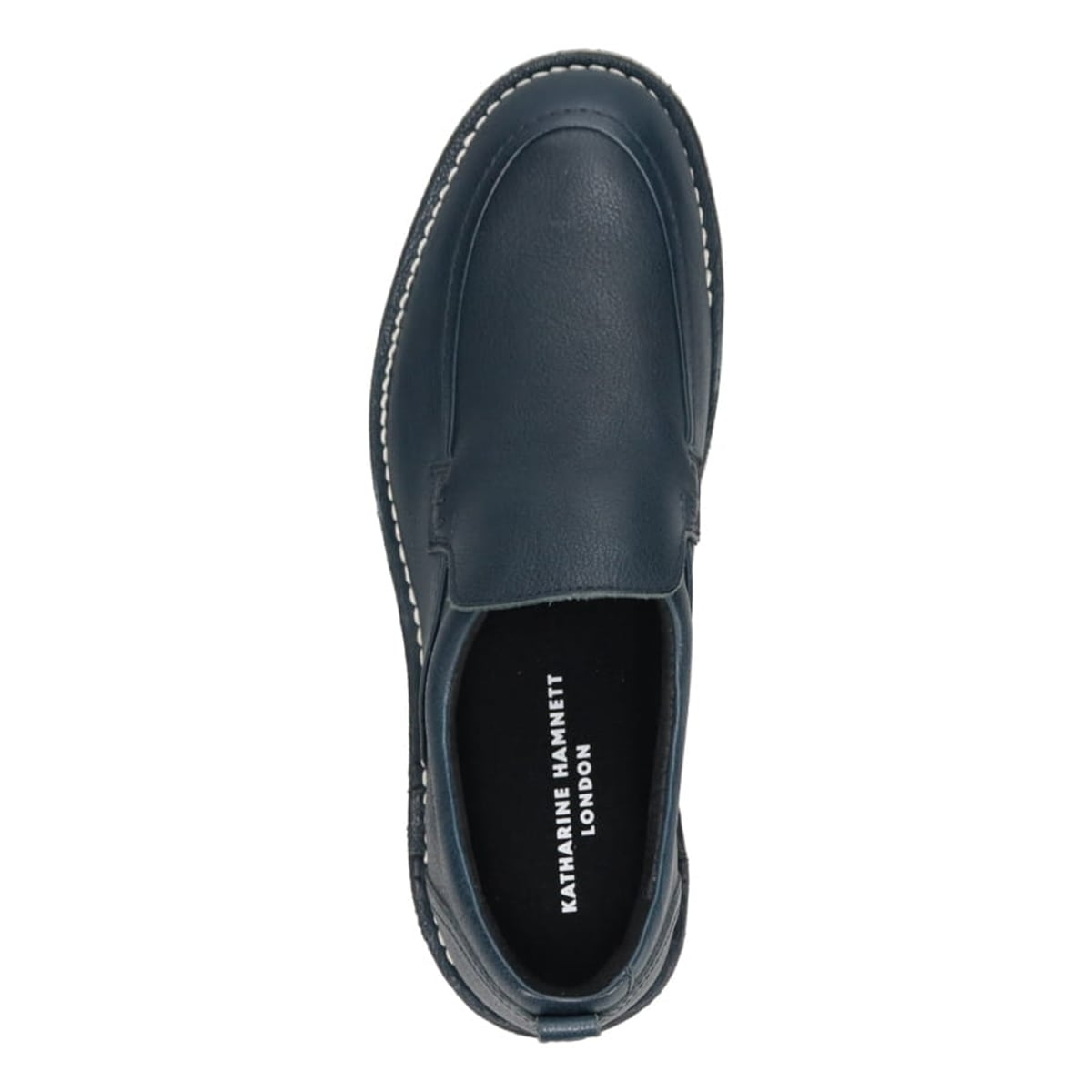 キャサリンハムネットロンドン KATHARINE HAMNETT LONDON　ユーチップスリッポン ドレスカジュアルシューズ　31764 NAVY 25.0