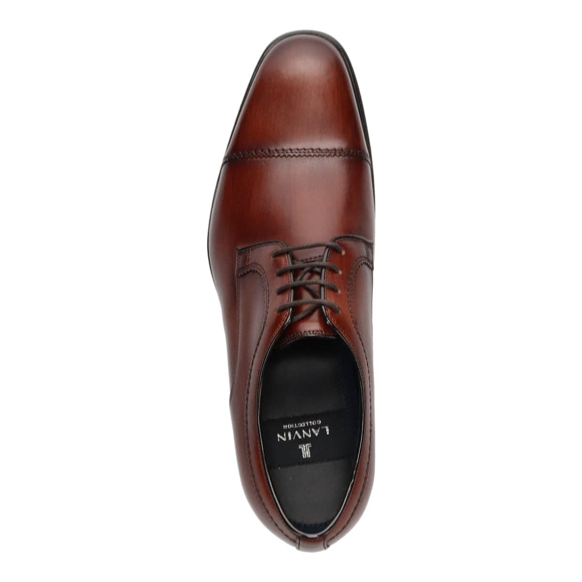 LANVIN COLLECTION　フォーマル ストレートチップ ドレスシューズ　83447 【SIAA仕上げ】 BROWN 25.0